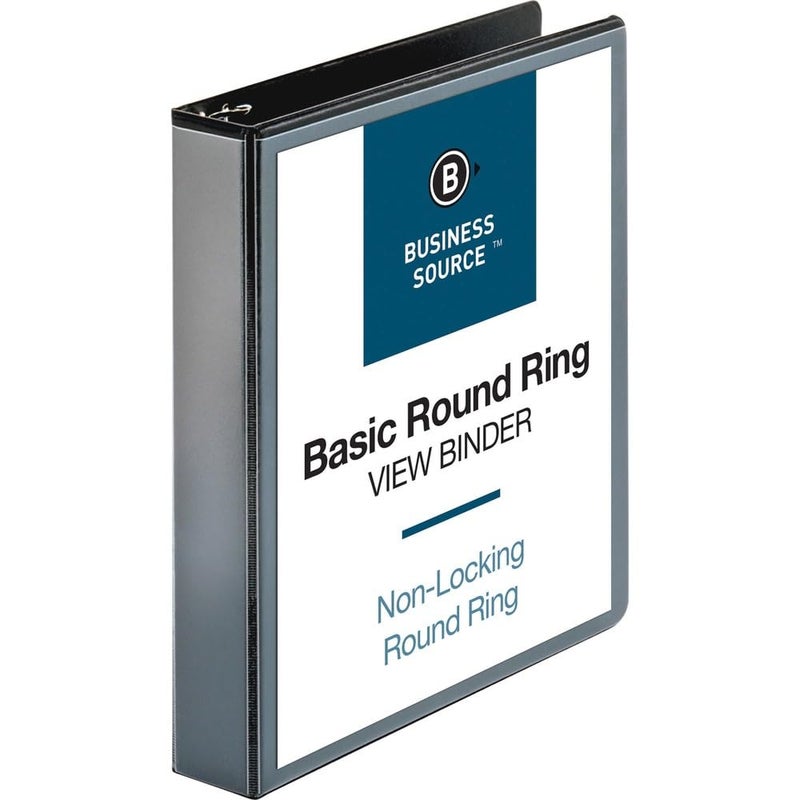 Business Source 1 1/2" Round-Ring View Binder - Image 1